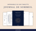 Journal de Sommeil Nuitâme – Déposer la journée & Apaiser l’esprit (PDF imprimable)